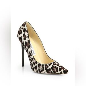 Jimmy Choo *Rare* Anouk Calfhair Pumps in Leopard, size 36